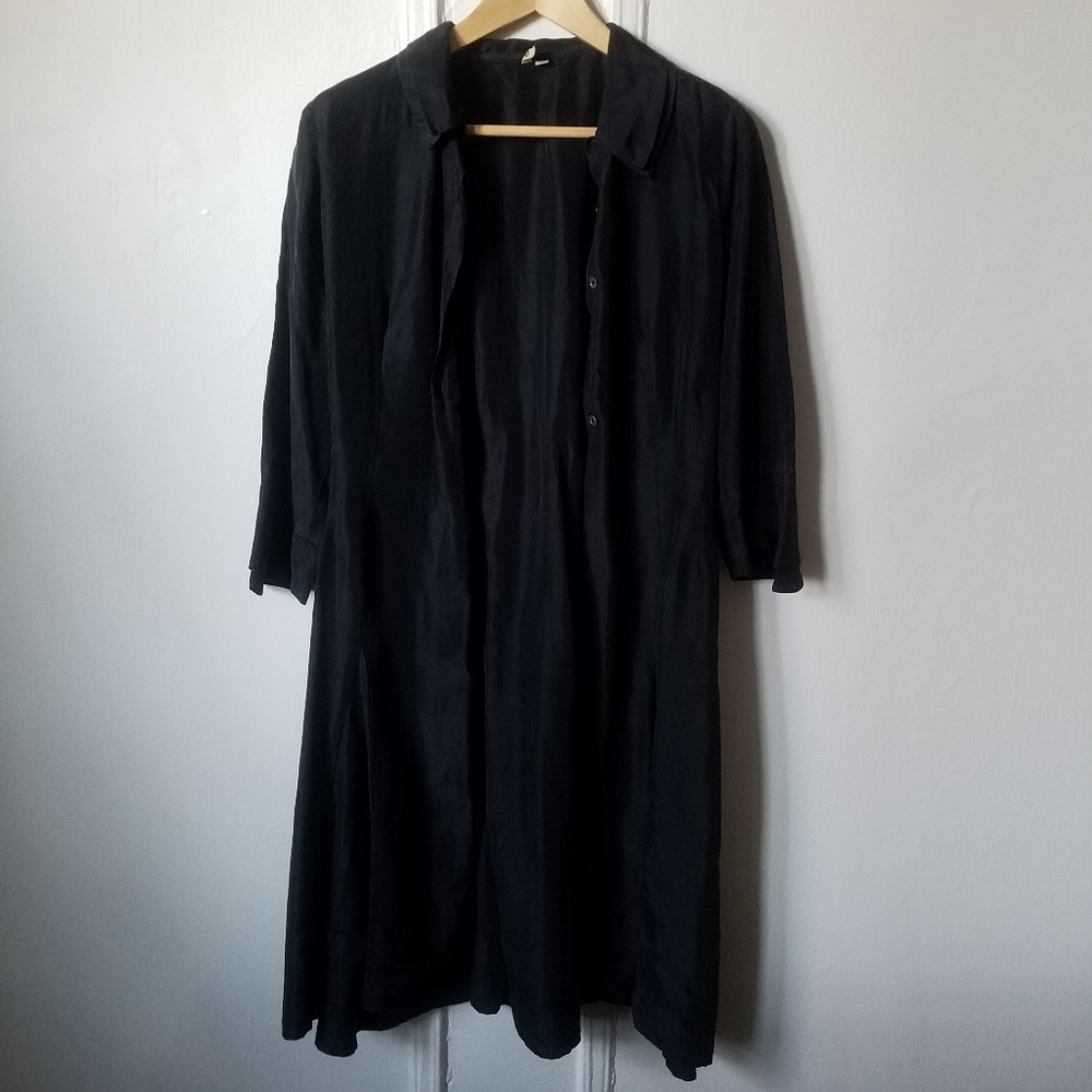 100% Silk Black Kimono